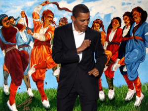 obama kurdish dance