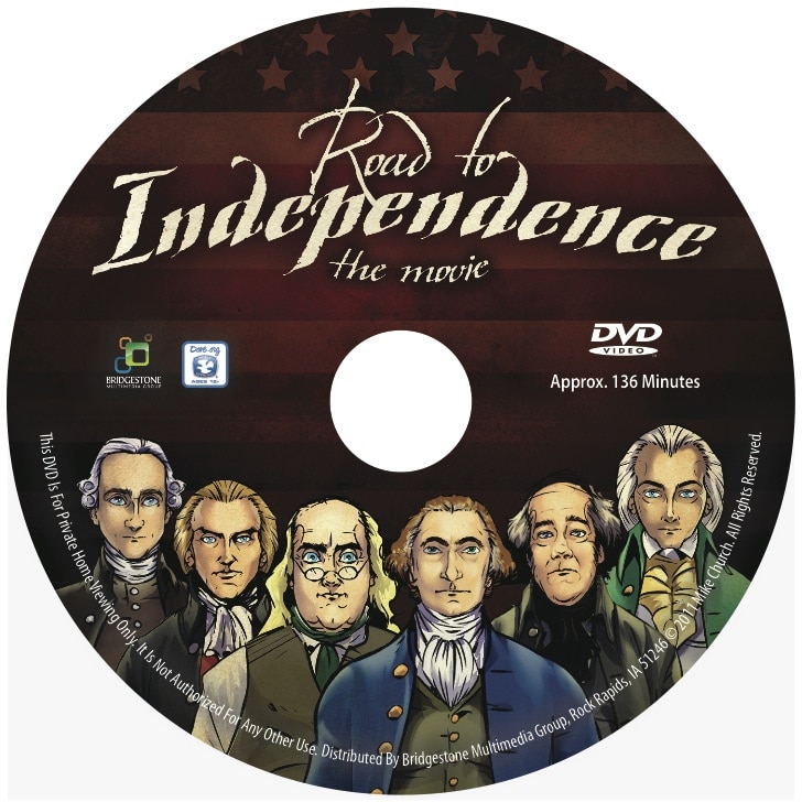 Click to order Mike's Road to Independence-The Movie, Starring a young Thomas Jefferson