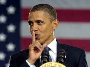 obama shhhh