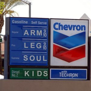 gas prices arm leg