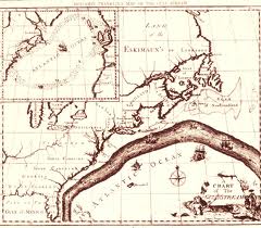 Franklin-Folger Gulf Stream chart
