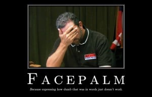 facepalm mike church