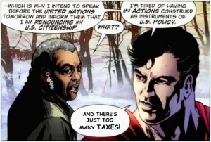 superman citizenship taxes