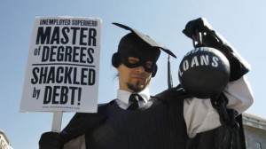 College-Debt-Protester