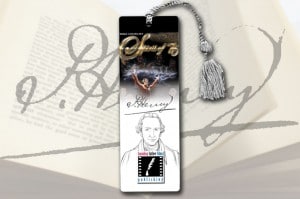 Patrick Henry Bookmark holds your reading place with Founding Father class!