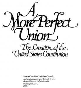 Click this image to start your download of "A More Perfect Union"