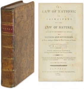 Emmerich de Vattel's Law of Nations