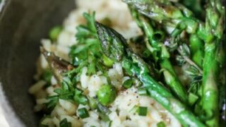 Spring Risotto with Asparagus and Herbs