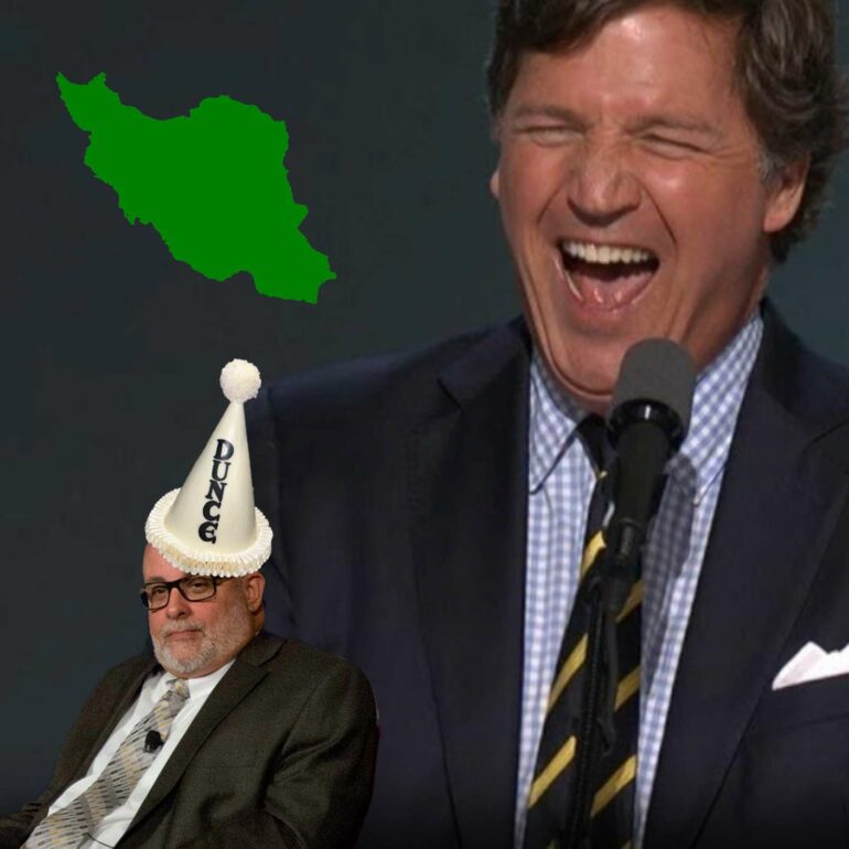 Tucker Carlson attacked by Neo Con Mark Levin