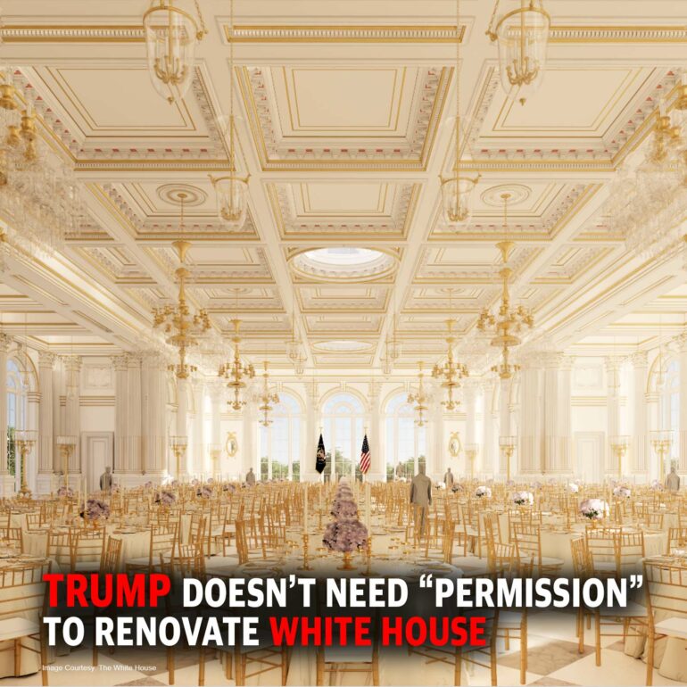 Proposed Rendering of the new White House Ballroom being built by President Trump