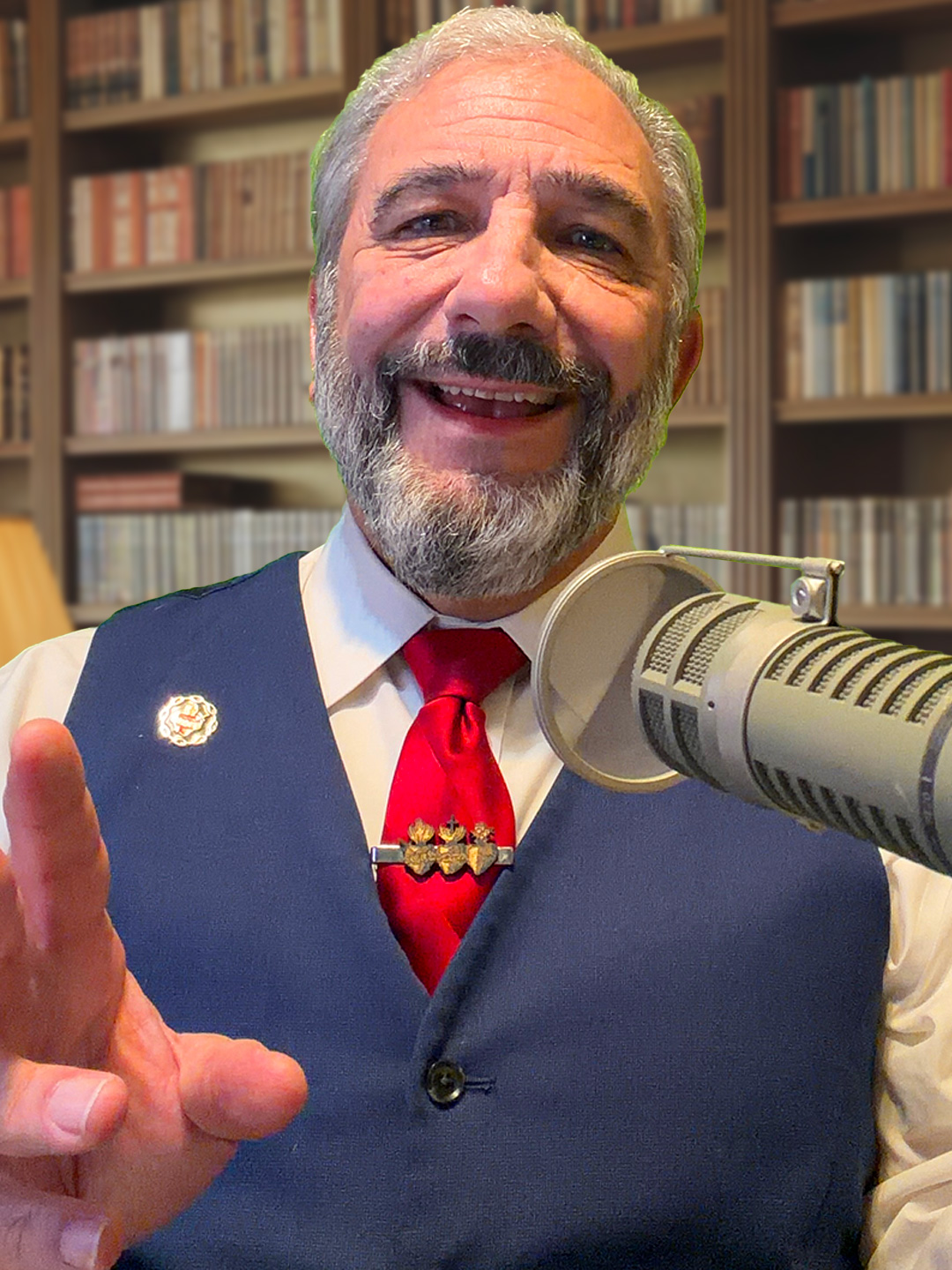 3 Hearts Of The Holy Family Tie Clip